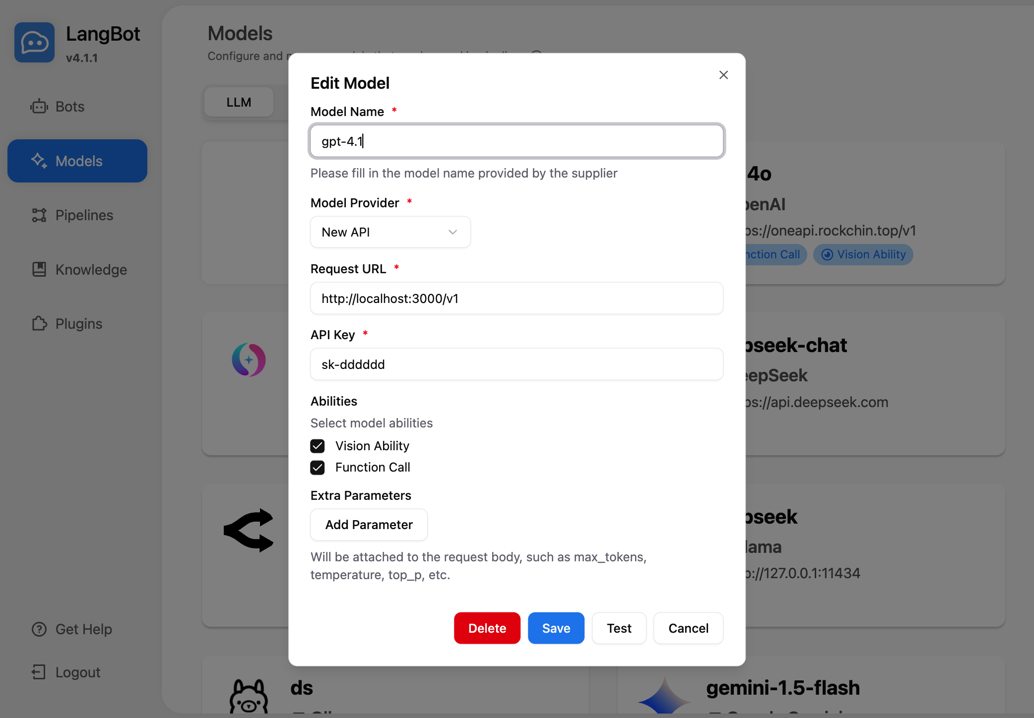 Add Lynx Api Model